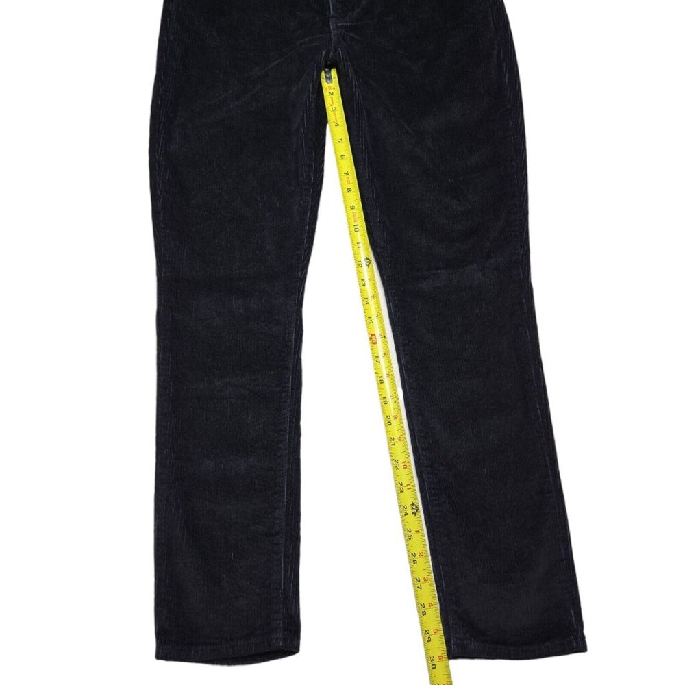 Levis 721 Jeans Womens 33x30 Black High Rise Skinny Corduroy‎ Stretch Dark Wash - Picture 3 of 16